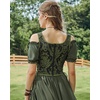 image:imageScarlet Darkness Women Corset Top Renaissance Pirate Costume Boned BustierBlackgreen