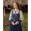 image:imageScarlet Darkness Women Corset Top Renaissance Pirate Costume Boned BustierBlue Print