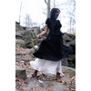 image:imageScarlet Darkness Women Double Layered Medieval Renaissance Fairy Maxi SkirtBlack