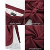 image:imageScarlet Darkness Women Double Layered Medieval Renaissance Fairy Maxi SkirtDark Red