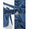 image:imageScarlet Darkness Women Double Layered Medieval Renaissance Fairy Maxi SkirtDenim Blue