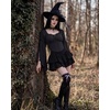 image:imageScarlet Darkness Women Renaissance Corset Bell Sleeve Off Shoulder TopsBlack