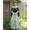 image:imageScarlet Darkness Women Renaissance Corset Bell Sleeve Off Shoulder TopsEden Green