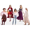 image:imageScarlet Darkness Women Renaissance Corset Bell Sleeve Off Shoulder TopsIvory White