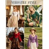 image:imageScarlet Darkness Women Renaissance Corset Bell Sleeve Off Shoulder TopsLilac