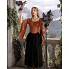 image:imageScarlet Darkness Women Renaissance Corset Bell Sleeve Off Shoulder TopsPumpkin Orange