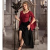 image:imageScarlet Darkness Women Renaissance Corset Bell Sleeve Off Shoulder TopsWine