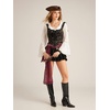image:imageScarlet Darkness Women Renaissance Corset Tops Medieval Jacquard BustierGold Black
