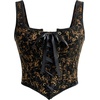 image:imageScarlet Darkness Women Renaissance Corset Tops Medieval Jacquard BustierGold Black