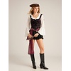 image:imageScarlet Darkness Women Renaissance Corset Tops Medieval Jacquard BustierRed Black