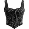 image:imageScarlet Darkness Women Renaissance Corset Tops Medieval Jacquard BustierSilver Black