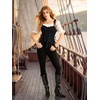 image:imageScarlet Darkness Women Renaissance Corset Tops Western Cowgirl OutfitsBlack