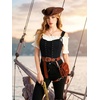 image:imageScarlet Darkness Women Renaissance Corset Tops Western Cowgirl OutfitsBlack