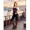 image:imageScarlet Darkness Women Renaissance Corset Tops Western Cowgirl OutfitsBurgundy