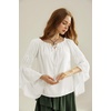 image:imageScarlet Darkness Women Renaissance Shirt Off Shoulder Bell Sleeve TopsIvory