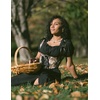 image:imageScarlet Darkness Womens Boned Renaissance Fairy Pirate Underbust Corset TopBlack Brown Floral