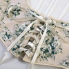 image:imageScarlet Darkness Womens Boned Renaissance Fairy Pirate Underbust Corset TopIvory Green Floral