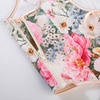 image:imageScarlet Darkness Womens Boned Renaissance Fairy Pirate Underbust Corset TopLight Pink Floral