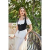 image:imageScarlet Darkness Womens Boned Renaissance Fairy Pirate Underbust Corset TopSolid Black