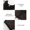 image:imageScarlet Darkness Womens Boned Renaissance Fairy Pirate Underbust Corset TopSolid Brown
