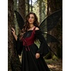 image:imageScarlet Darkness Womens Boned Renaissance Fairy Pirate Underbust Corset TopSolid Dark Red