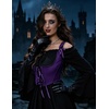 image:imageScarlet Darkness Womens Boned Renaissance Fairy Pirate Underbust Corset TopSolid Deep Purple
