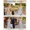 image:imageScarlet Darkness Womens Floral Corset Dress 2026 Summer Milkmaid SundressBlue Pink Floral