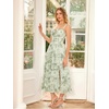 image:imageScarlet Darkness Womens Floral Corset Dress 2026 Summer Milkmaid SundressMint Green Floral