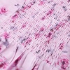 image:imageScarlet Darkness Womens Floral Corset Dress 2026 Summer Milkmaid SundressMisty Pink Floral