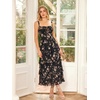 image:imageScarlet Darkness Womens Floral Corset Dress 2026 Summer Milkmaid SundressNight Rose Floral