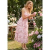 image:imageScarlet Darkness Womens Floral Corset Dress 2026 Summer Milkmaid SundressPink Floral