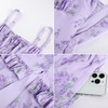 image:imageScarlet Darkness Womens Floral Corset Dress 2026 Summer Milkmaid SundressPurple Rose Floral