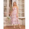 image:imageScarlet Darkness Womens Floral Corset Dress 2026 Summer Milkmaid SundressSoft Pink Floral