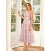 image:imageScarlet Darkness Womens Floral Corset Dress 2026 Summer Milkmaid SundressSoft Pink Floral