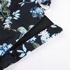 image:imageScarlet Darkness Womens Floral Corset Dress with Pockets for Summer SpringBlack Bluerose Floral