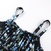 image:imageScarlet Darkness Womens Floral Corset Dress with Pockets for Summer SpringBlack Bluerose Floral
