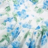 image:imageScarlet Darkness Womens Floral Corset Dress with Pockets for Summer SpringBlue Green Floral