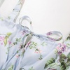 image:imageScarlet Darkness Womens Floral Corset Dress with Pockets for Summer SpringBlue Purple Floral