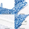 image:imageScarlet Darkness Womens Floral Corset Dress with Pockets for Summer SpringBlue White Floral