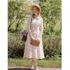 image:imageScarlet Darkness Womens Floral Corset Dress with Pockets for Summer SpringPink