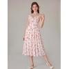 image:imageScarlet Darkness Womens Floral Corset Dress with Pockets for Summer SpringPink
