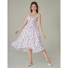 image:imageScarlet Darkness Womens Floral Corset Dress with Pockets for Summer SpringPurple