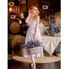 image:imageScarlet Darkness Womens Floral Corset Dress with Pockets for Summer SpringPurple
