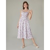 image:imageScarlet Darkness Womens Floral Corset Dress with Pockets for Summer SpringPurple