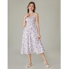 image:imageScarlet Darkness Womens Floral Corset Dress with Pockets for Summer SpringPurple