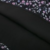 image:imageScarlet Darkness Womens High Waist Floral Tiered Maxi Skirt with PocketsBlack Purple Floral