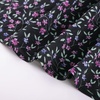 image:imageScarlet Darkness Womens High Waist Floral Tiered Maxi Skirt with PocketsBlack Purple Floral