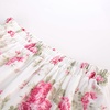 image:imageScarlet Darkness Womens High Waist Floral Tiered Maxi Skirt with PocketsPink White Floral