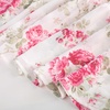 image:imageScarlet Darkness Womens High Waist Floral Tiered Maxi Skirt with PocketsPink White Floral