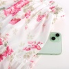 image:imageScarlet Darkness Womens High Waist Floral Tiered Maxi Skirt with PocketsPink White Floral